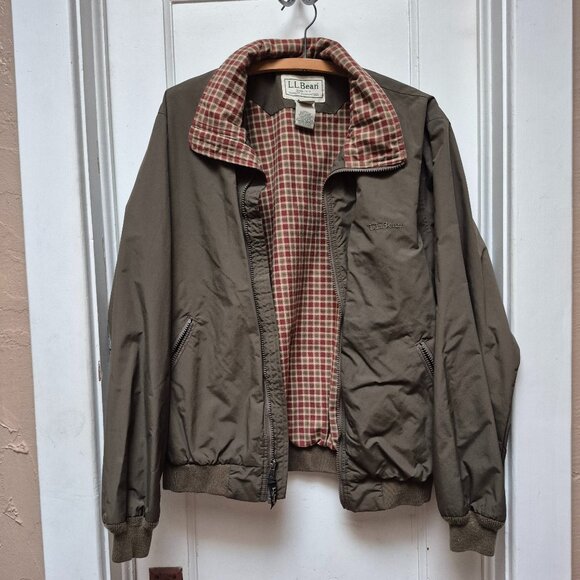 L.L. Bean Full Zip Nylon Green Jacket - S - Picture 1 of 6